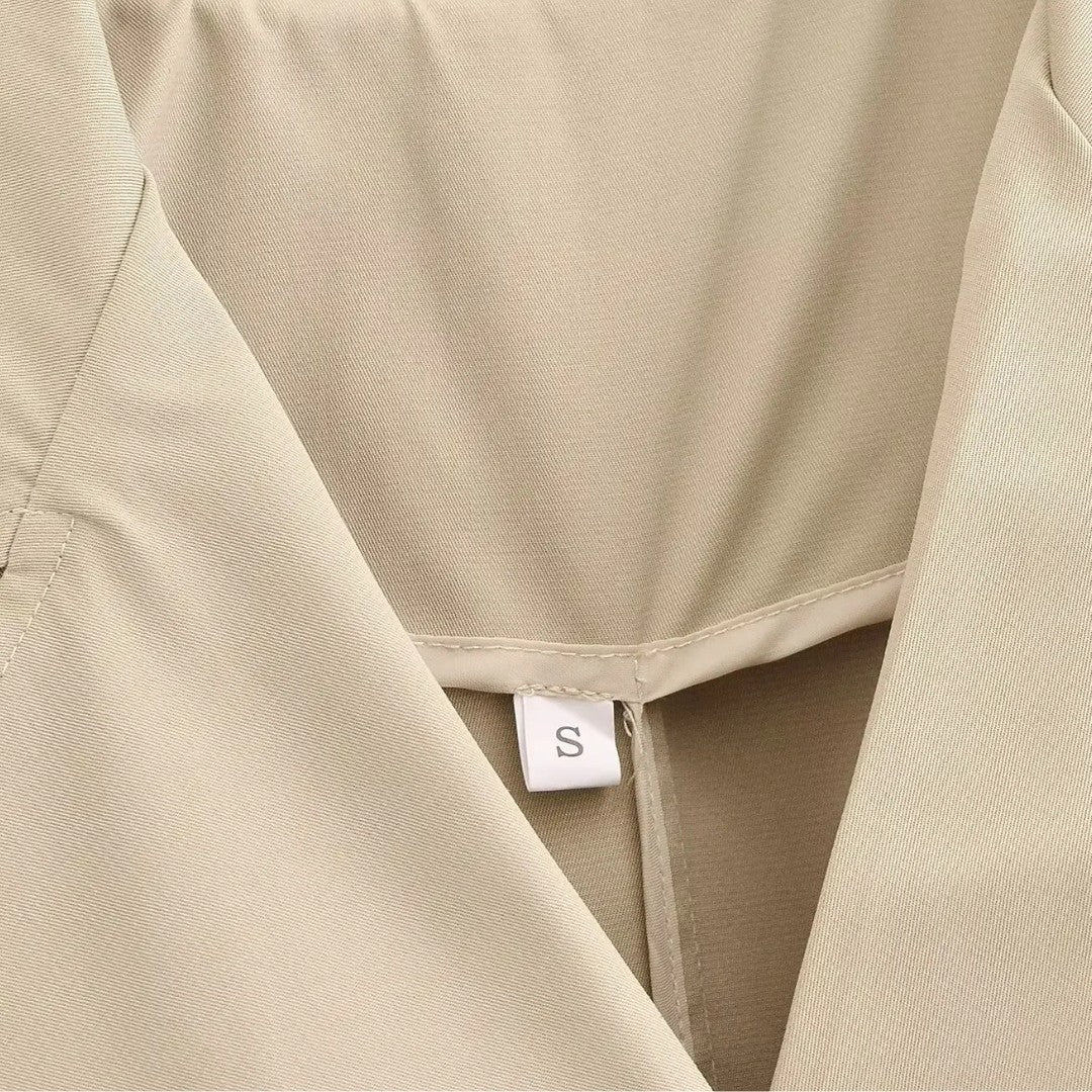 Inès | Trench long coupe ceinturée