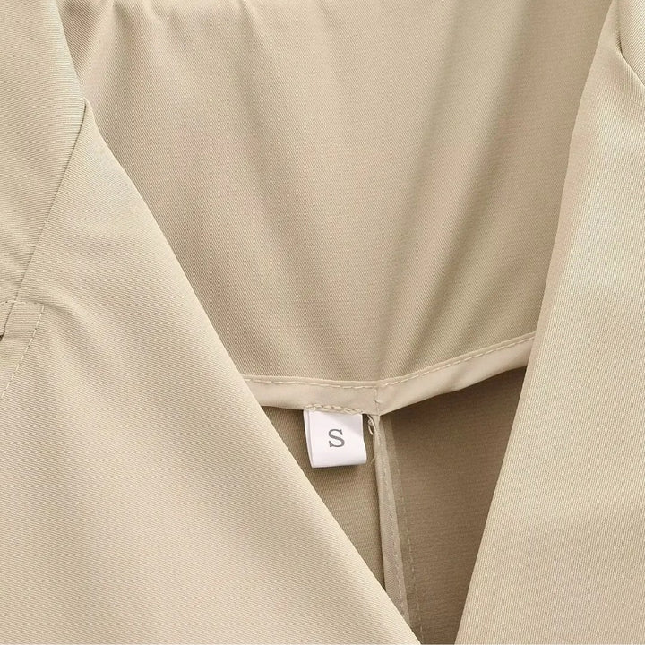 Inès | Trench long coupe ceinturée