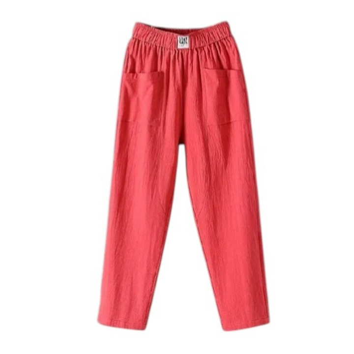 Manon | Pantalon large léger à taille élastique