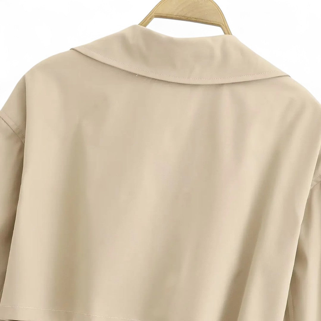 Inès | Trench long coupe ceinturée