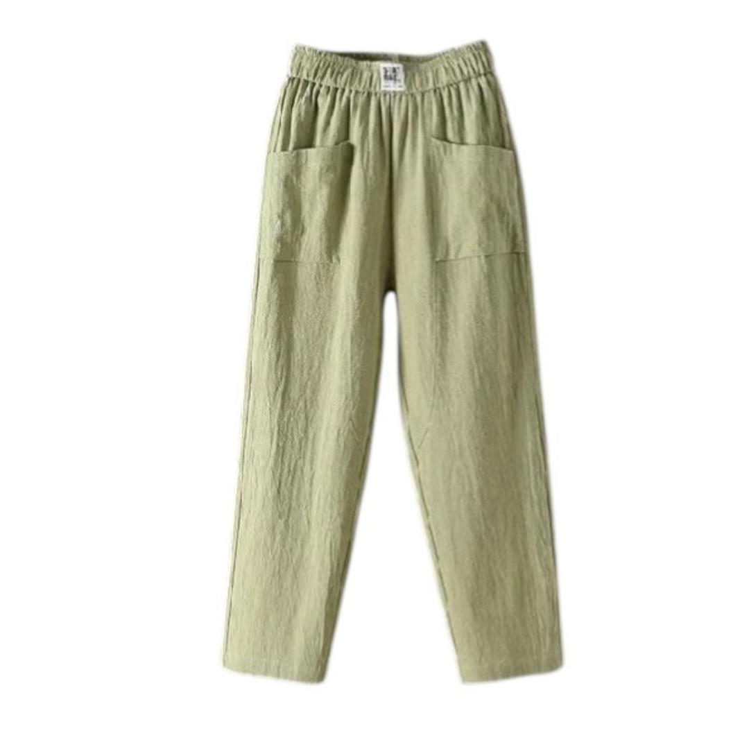 Manon | Pantalon large léger à taille élastique