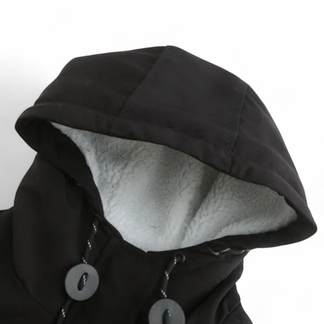 Élodie | Parka chaude imperméable avec capuche doublée