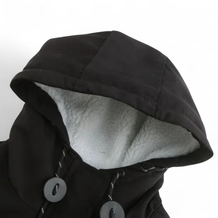 Élodie | Parka chaude imperméable avec capuche doublée