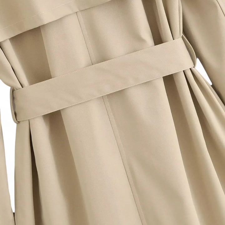 Inès | Trench long coupe ceinturée