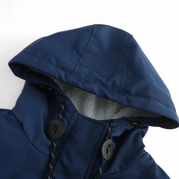 Élodie | Parka chaude imperméable avec capuche doublée