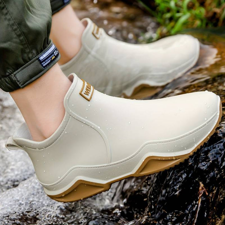 Blake | Bottes de pluie imperméables à enfiler avec semelle adhérente