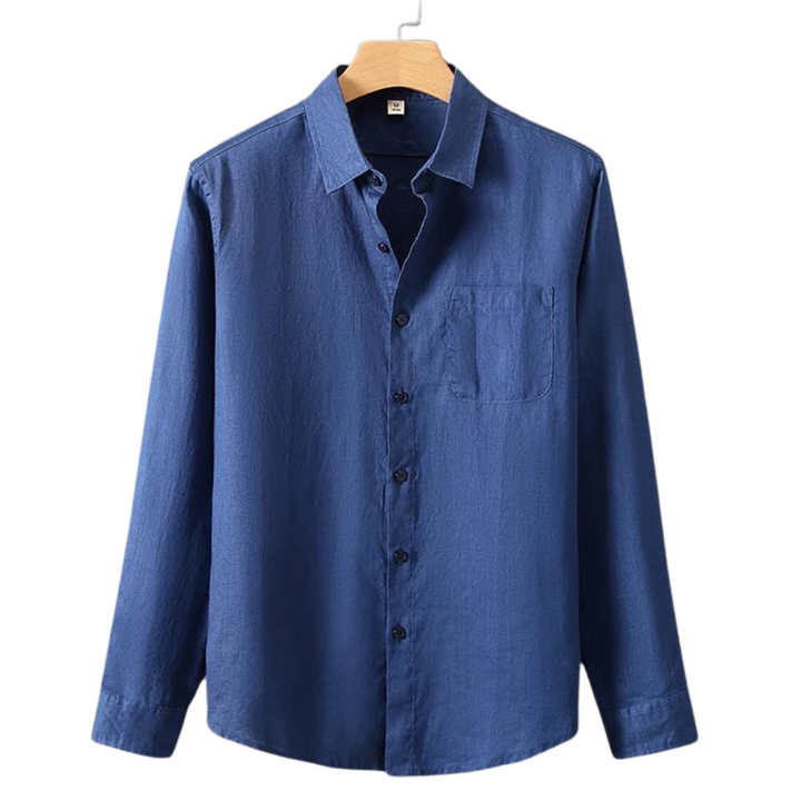 Chemise en lin respirante Mitchell à coupe décontractée