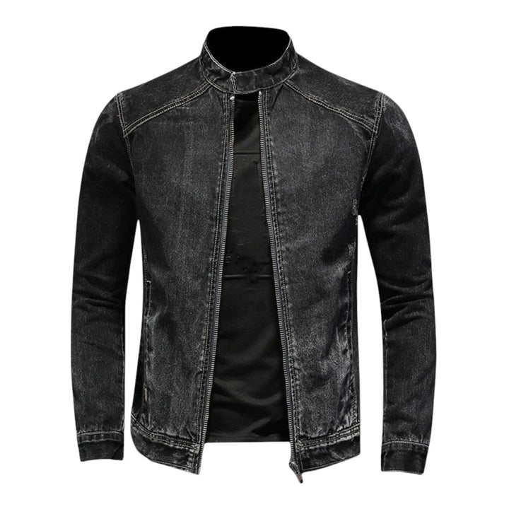 Blake | Veste en jean stretch épurée