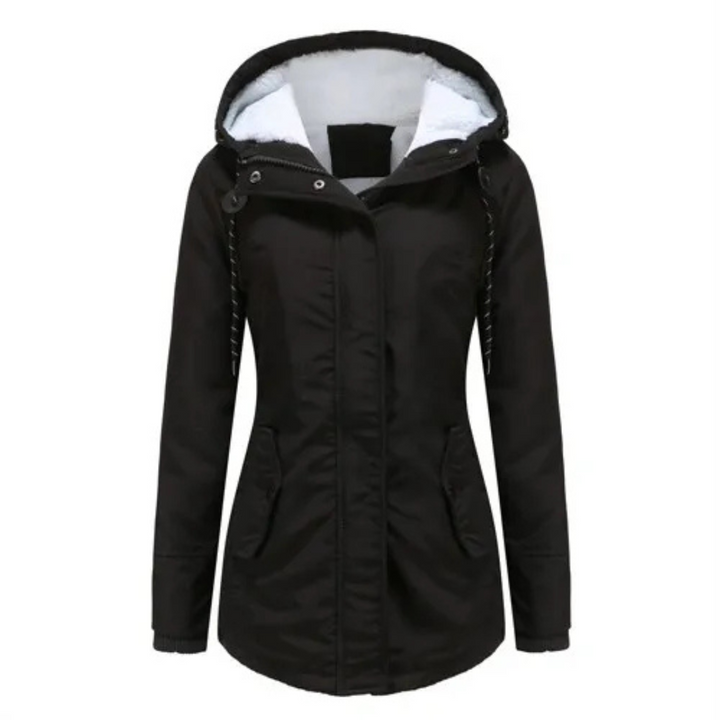 Élodie | Parka chaude imperméable avec capuche doublée