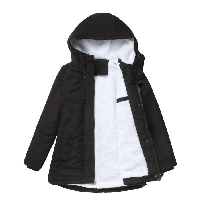 Élodie | Parka chaude imperméable avec capuche doublée