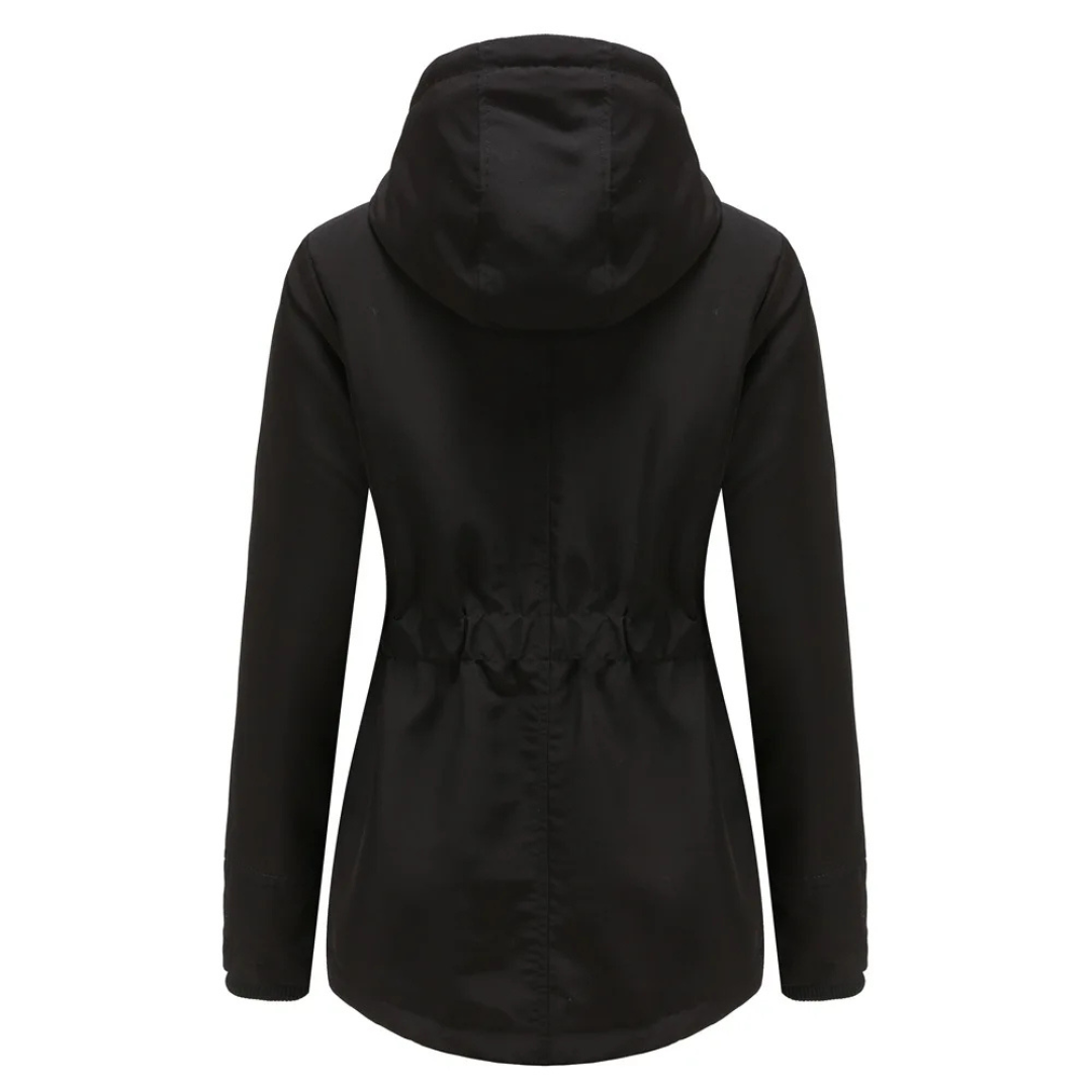 Élodie | Parka chaude imperméable avec capuche doublée