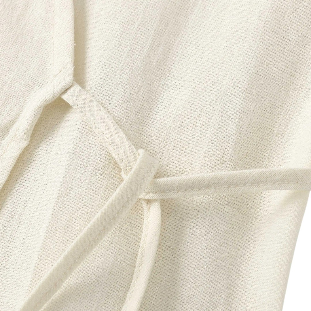 Zara | Blouse Enroulée Douce avec Détail de Nouage