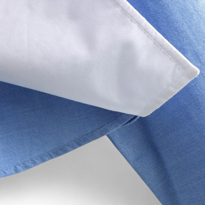 Élodie | Chemise Courte à Poches et Ourlet Contrastant