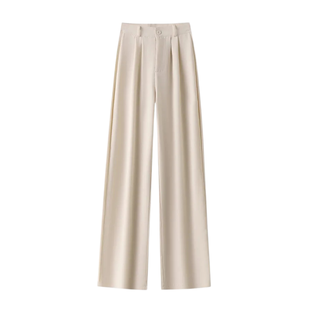 Clara | Pantalon large taille haute fluide