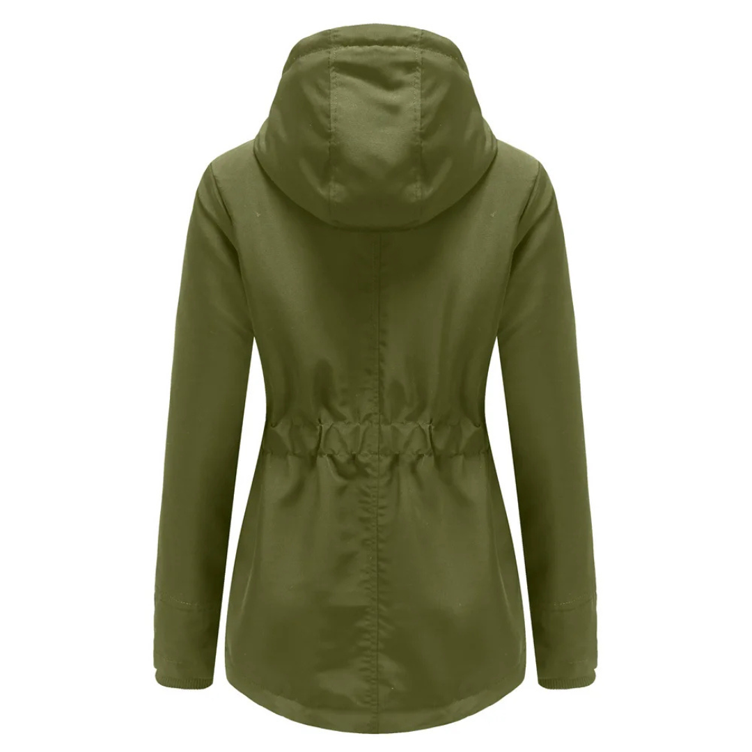 Élodie | Parka chaude imperméable avec capuche doublée