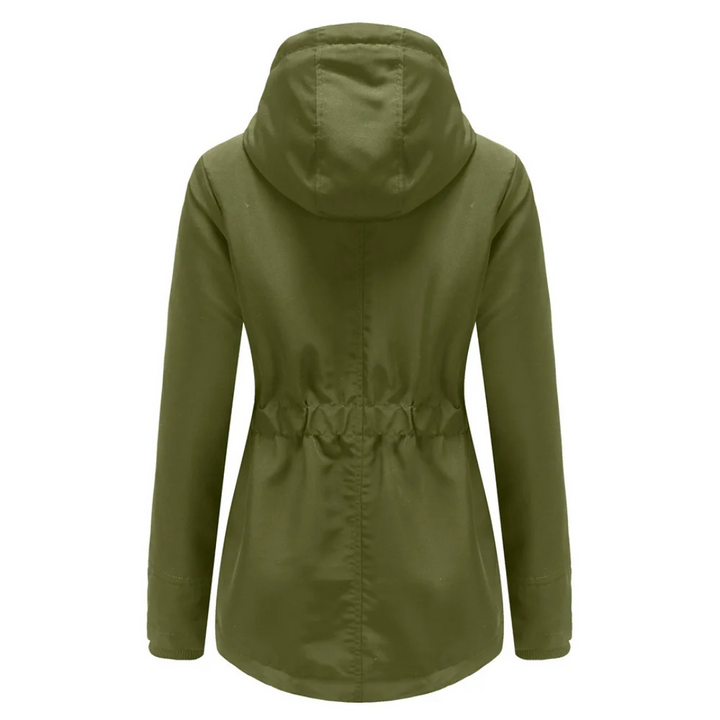 Élodie | Parka chaude imperméable avec capuche doublée