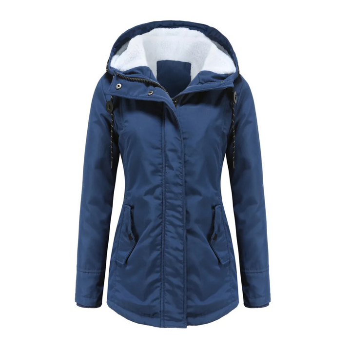 Élodie | Parka chaude imperméable avec capuche doublée
