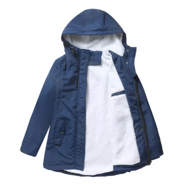 Élodie | Parka chaude imperméable avec capuche doublée