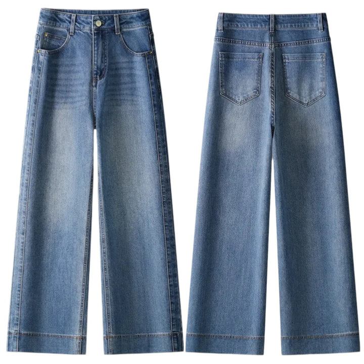Ava | Pantalons en jean à jambes larges classiques