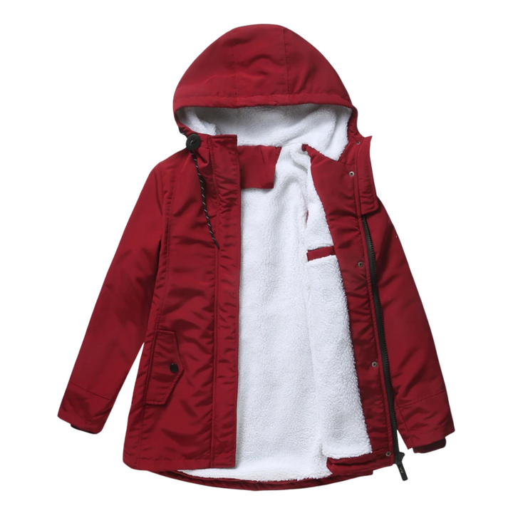 Élodie | Parka chaude imperméable avec capuche doublée