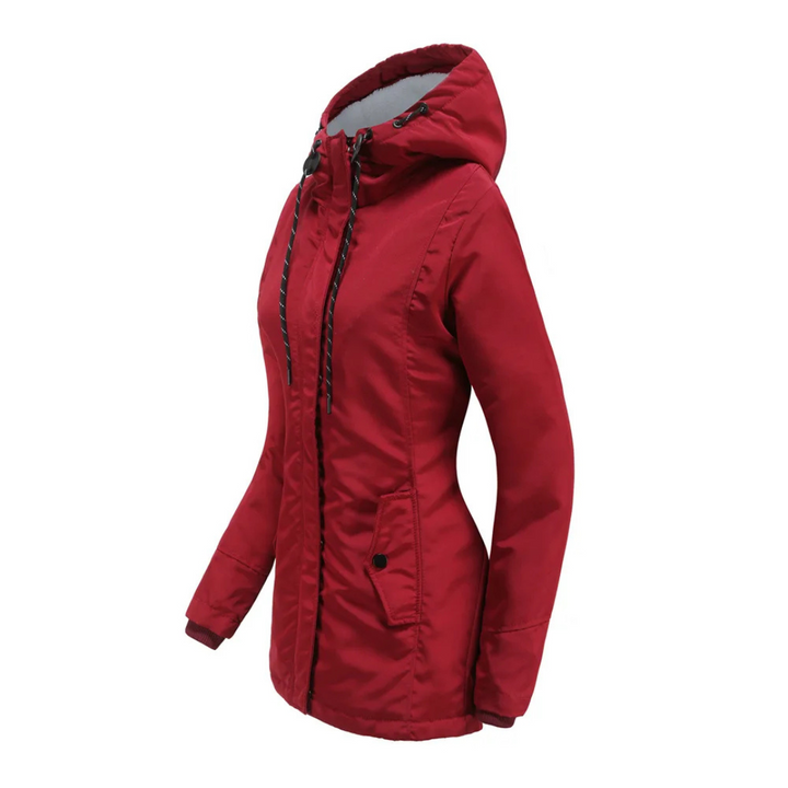 Élodie | Parka chaude imperméable avec capuche doublée