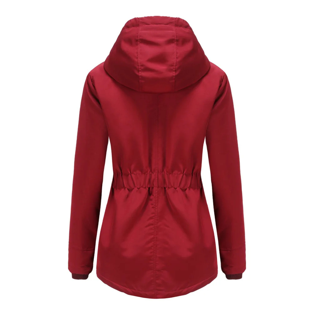 Élodie | Parka chaude imperméable avec capuche doublée