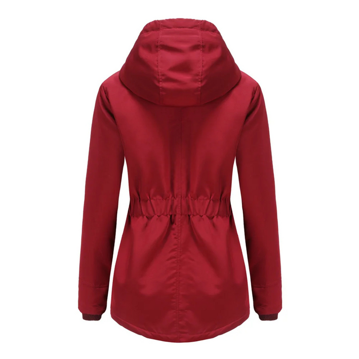 Élodie | Parka chaude imperméable avec capuche doublée