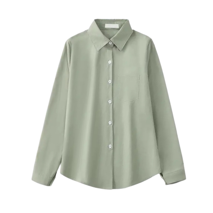 Élise | Chemise à Manches Longues au Tissu Doux