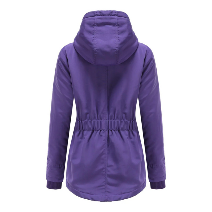 Élodie | Parka chaude imperméable avec capuche doublée
