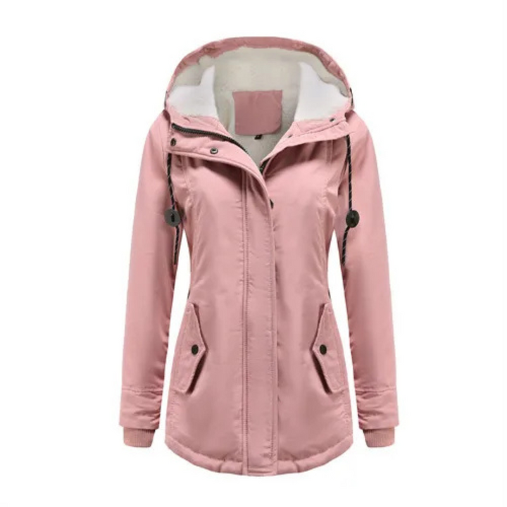 Élodie | Parka chaude imperméable avec capuche doublée