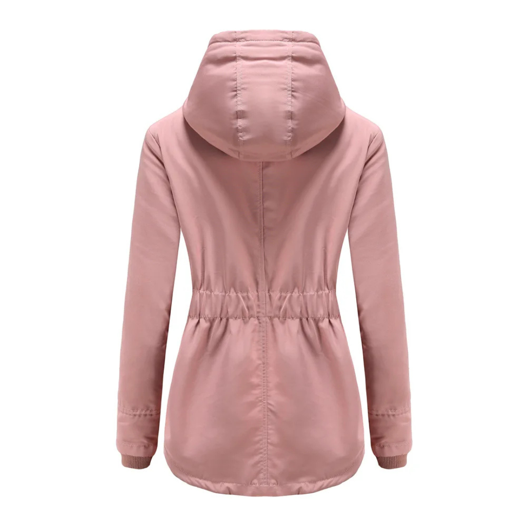 Élodie | Parka chaude imperméable avec capuche doublée