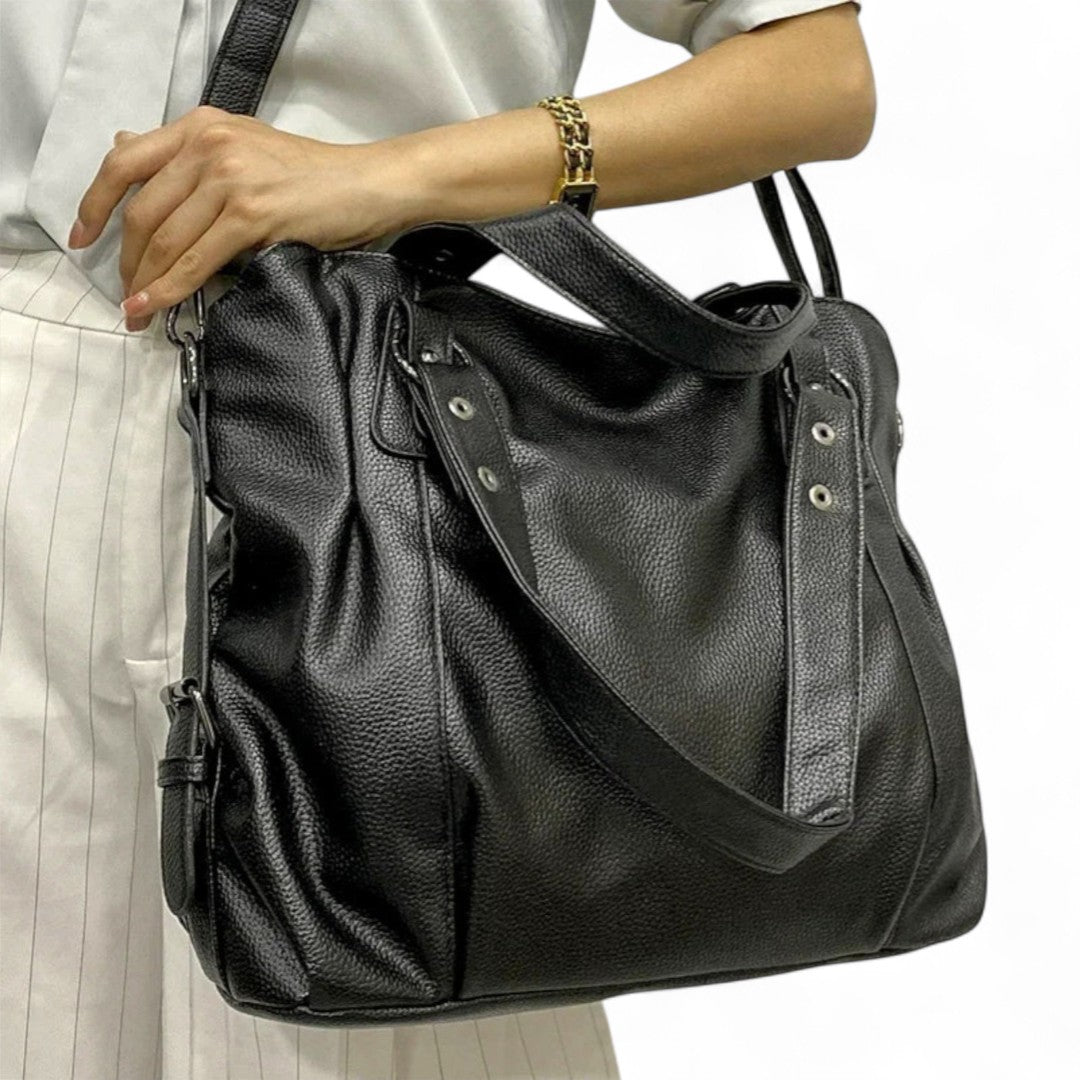 Camille | Sac cabas souple effet cuir grainé