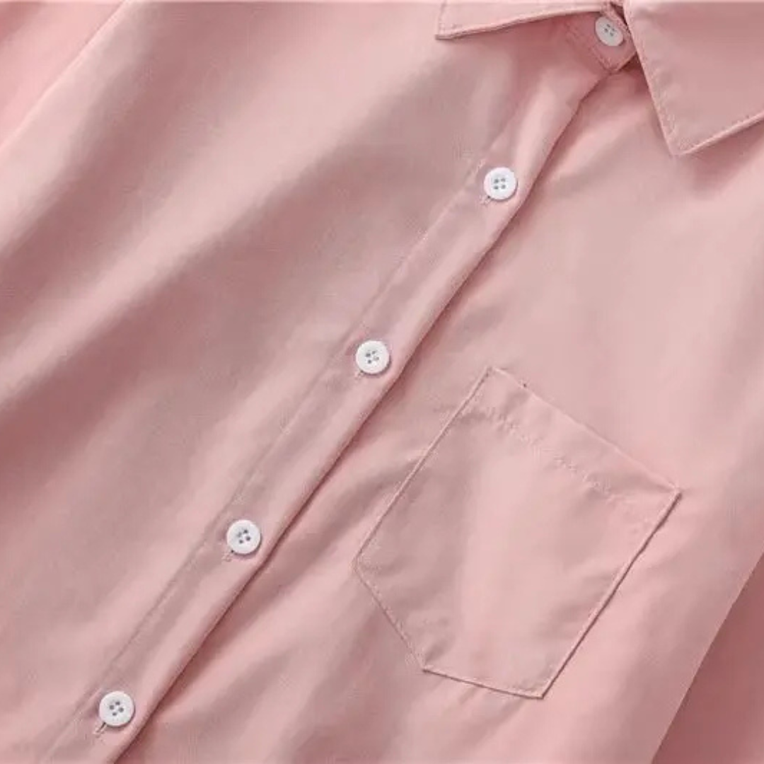 Élise | Chemise à Manches Longues au Tissu Doux