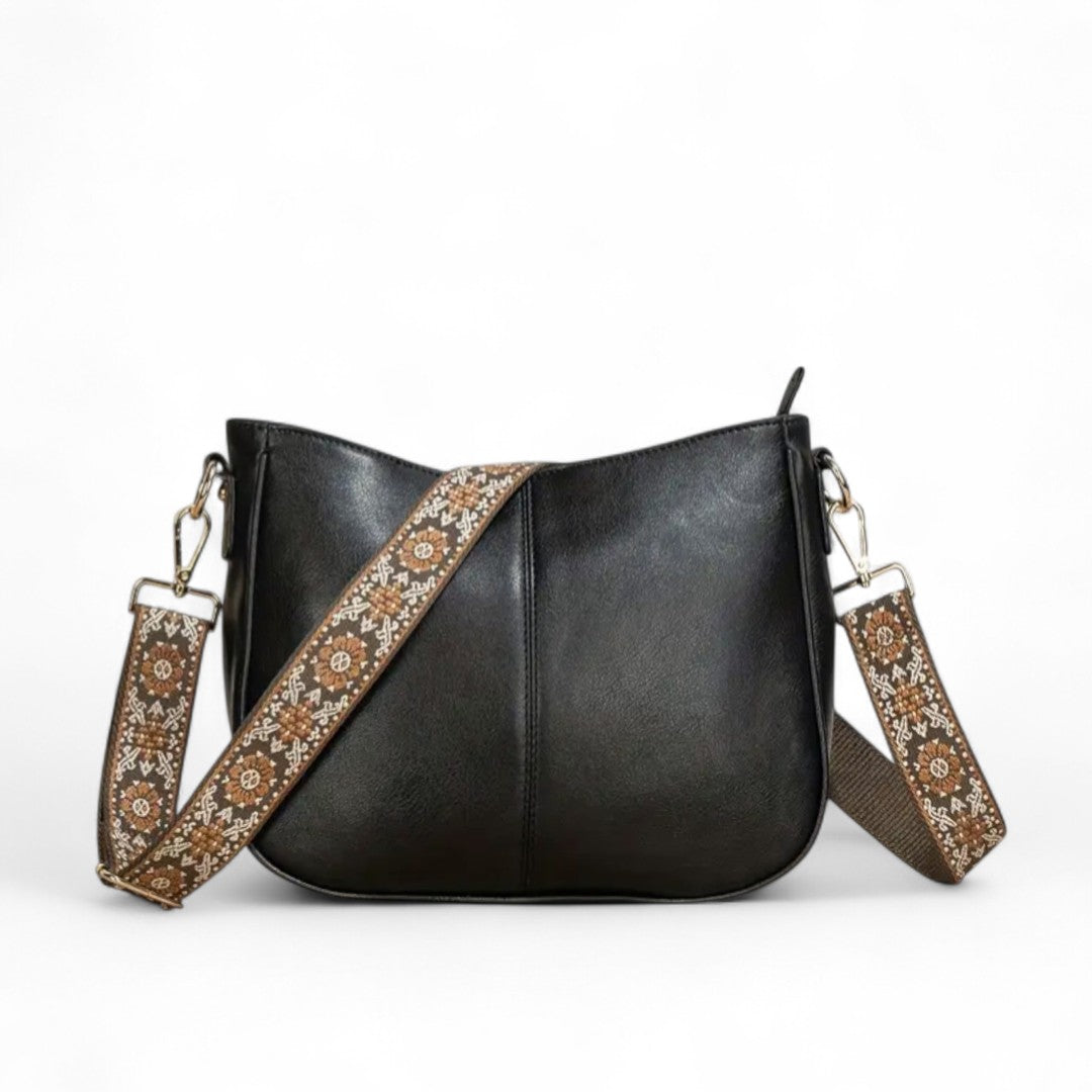 Amélie | Sac bandoulière souple avec sangle bohème