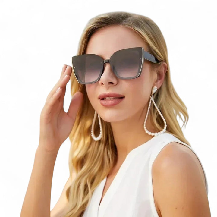 Élise | Lunettes de soleil carrées à monture épaisse