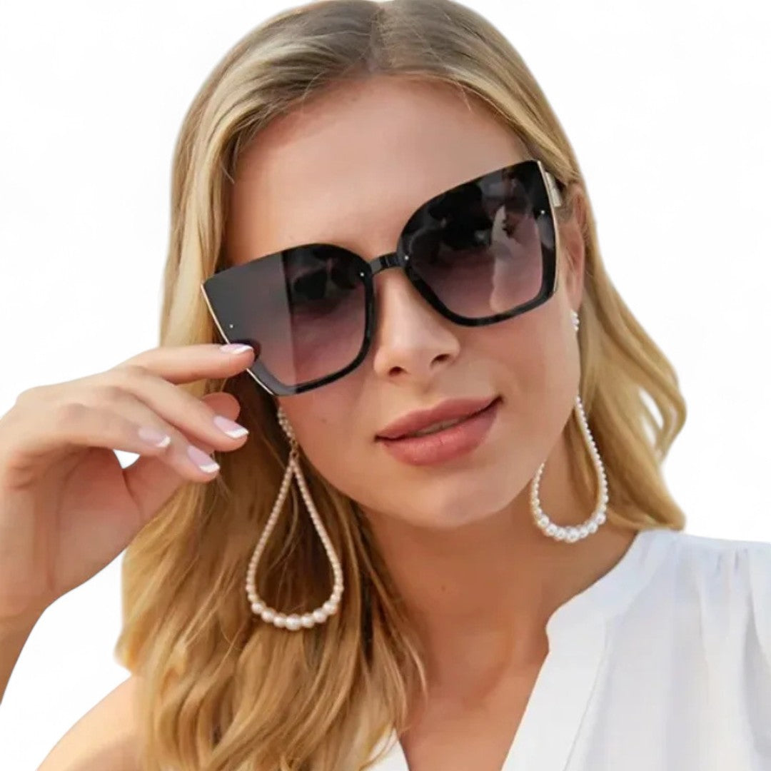 Élise | Lunettes de soleil carrées à monture épaisse