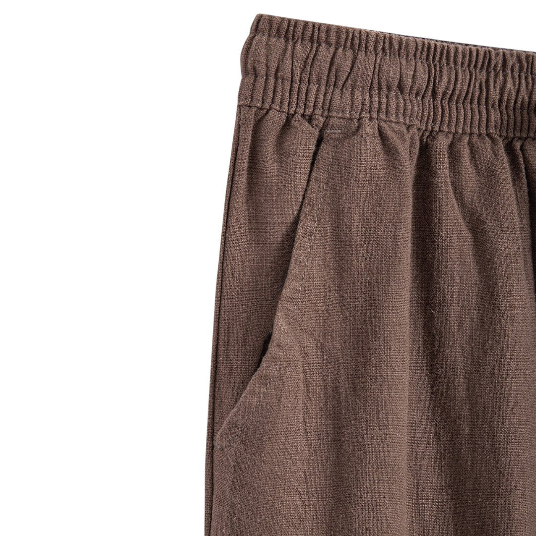 Eli | Chemise en crochet et pantalon à cordon décontracté