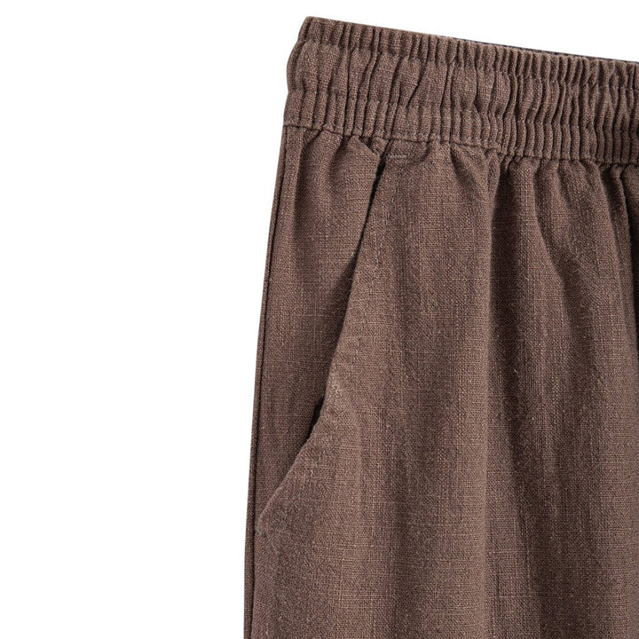 Eli | Chemise en crochet et pantalon à cordon décontracté