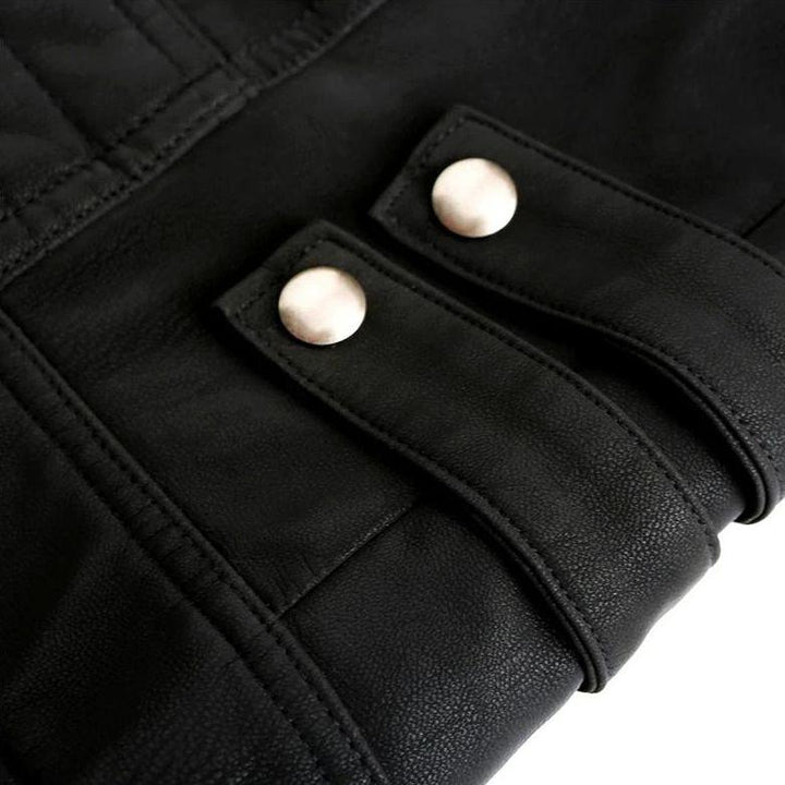 Jack | Veste en cuir robuste avec finition raffinée