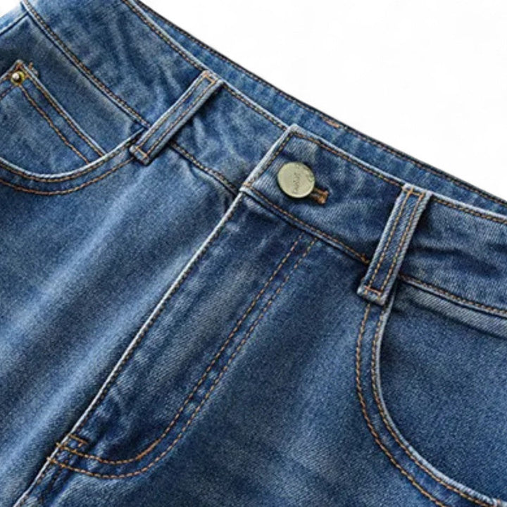 Ava | Pantalons en jean à jambes larges classiques