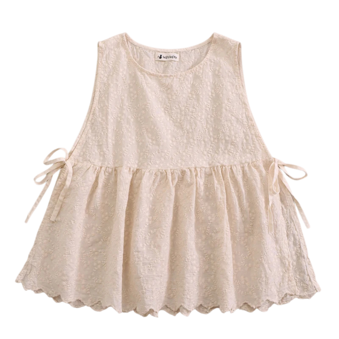 Audrey | Débardeur léger en coton texturé