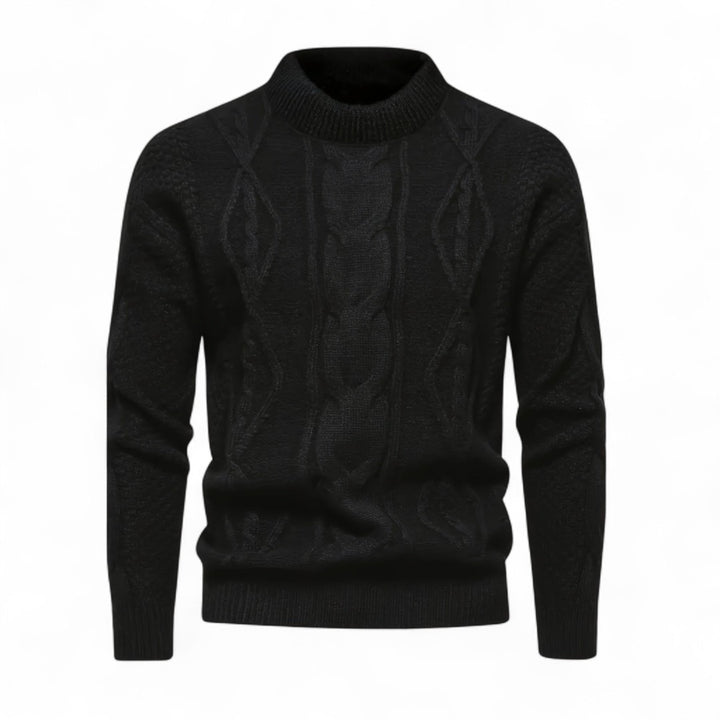 Cameron | Pull en maille torsadée avec texture douce et style intemporel