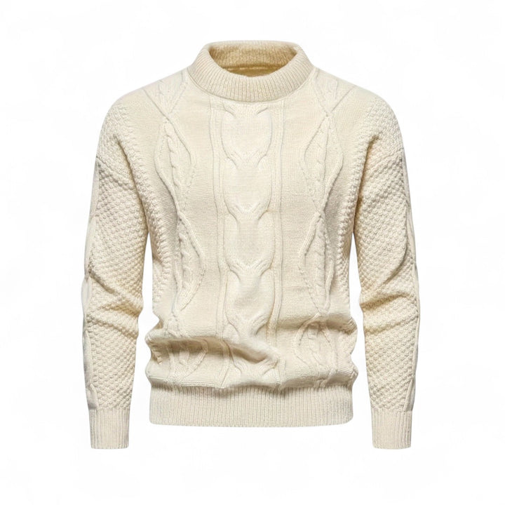 Cameron | Pull en maille torsadée avec texture douce et style intemporel