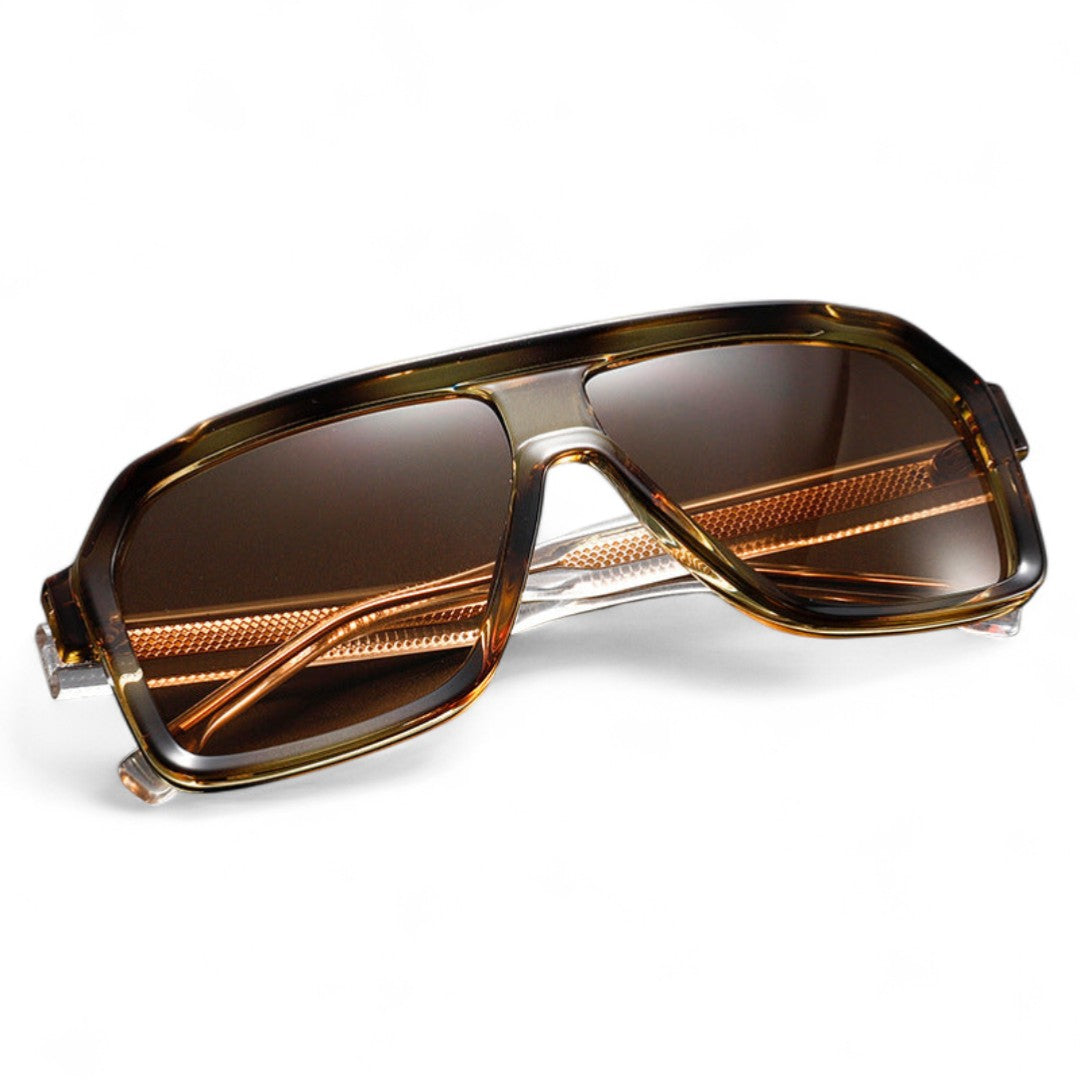 Chloé | Lunettes de Soleil Bouclier à Monture Large