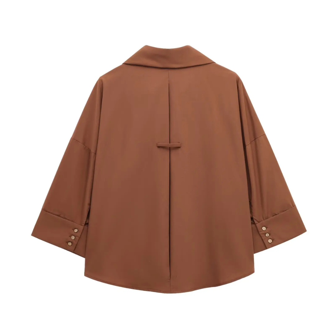 Margaux | Veste courte zippée effet cuir