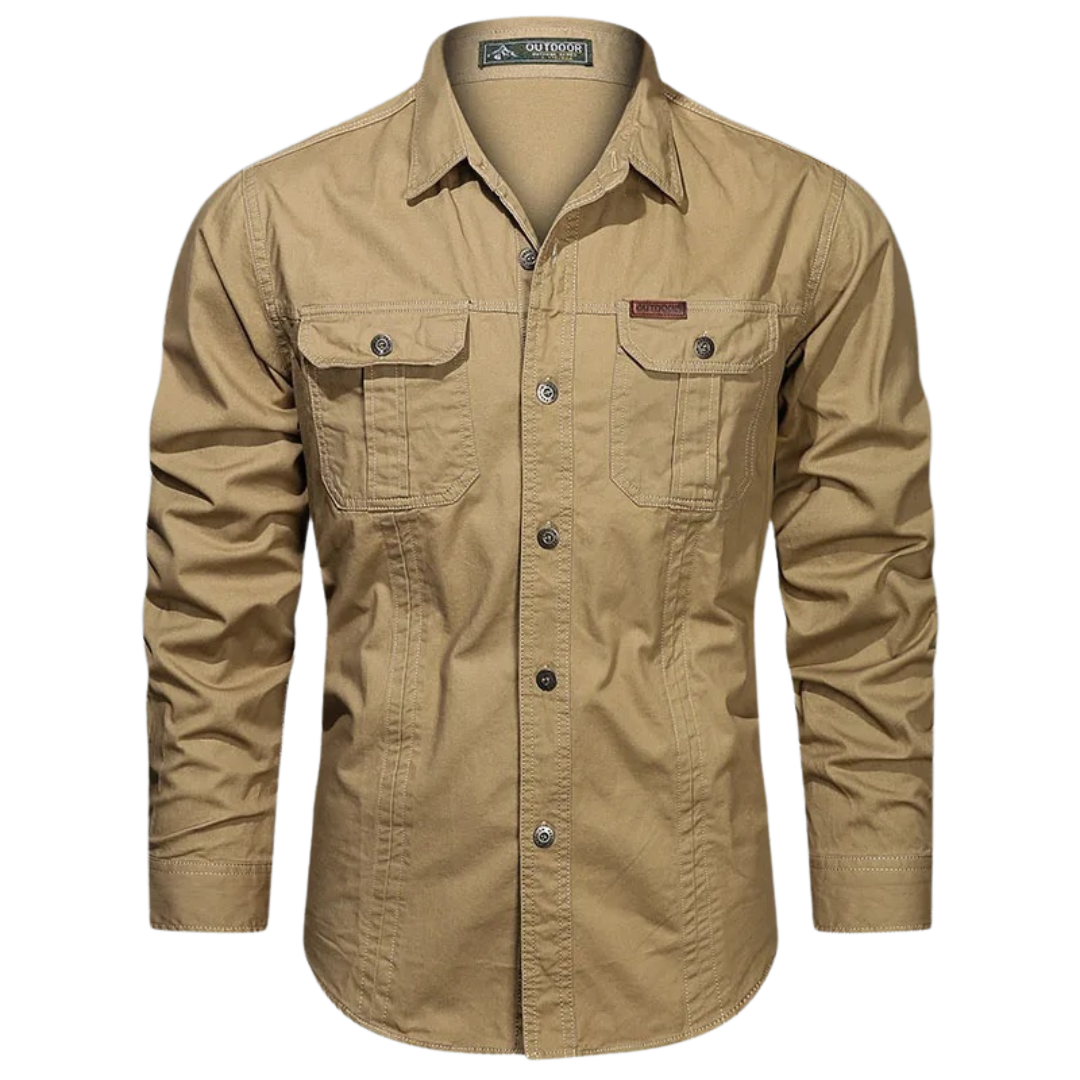 Sidney | Chemise overshirt cargo à manches longues