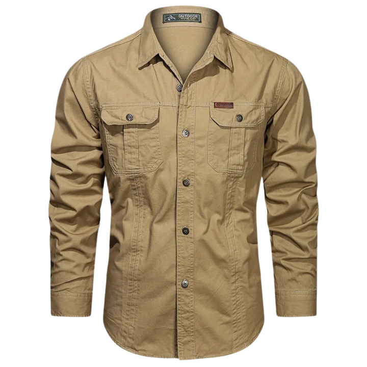 Sidney | Chemise overshirt cargo à manches longues