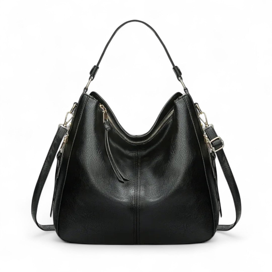 Clémence | Sac hobo souple avec détails zippés élégants