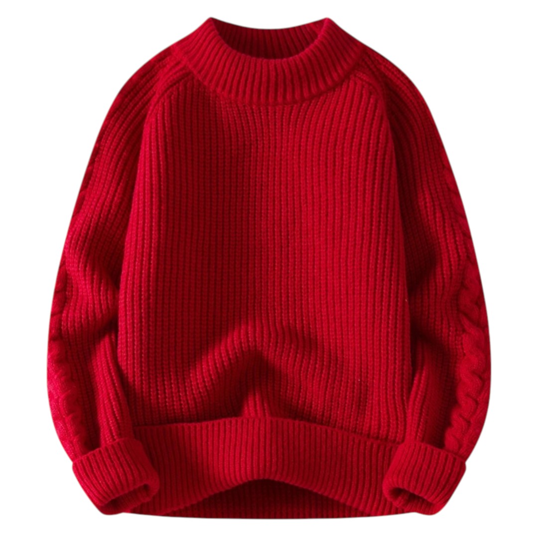 Ashton | Pull en coton classique avec motif intemporel et confort respirant