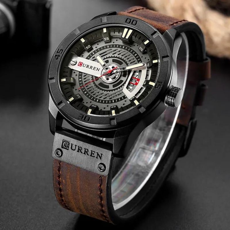 van Baerle® – Montre pour Homme Quartz de Sport Militaire